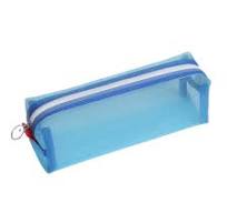 JeashCHAT Nylon Transparent Mesh Pencil Case, Large-capacity Zipper Pencil  Pouch
