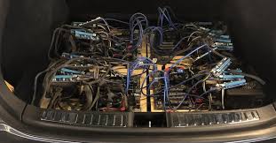 Cloud mining is fast becoming the most popular mining method. Tesla Owner Builds A Bitcoin Mining Rig In A Model S To Use Free Supercharger Power Electrek