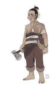 Design For Potential Half Orc Child I May Bring In To Ouka S Story Or Full Orc Character Inspiration Character Art Dnd Characters