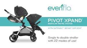 Evenflo Pivot Xpand Modular Travel System With Safemax Infant Car Seat Product Tour Youtube