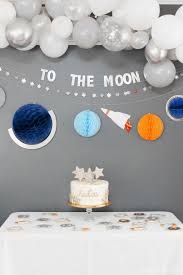 First birthday party invitations and where to print them; Galactic Space Themed Party Out Of This World Birthday Celebration Ann Le Do