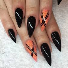 Also, can you get cool nail art ideas with them or are they single colors only? Dip Powder Nails Halloween Stiletto New Expression Nails