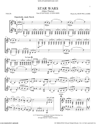 Title star wars main theme (from star wars) (5) cantina band (from star wars episode iv: Williams Star Wars Main Theme Sheet Music For Two Violins Duets Violin Duets