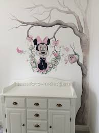 muurschildering minnie mouse muurschildering verf muren baby meisje kamer
