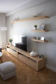 Yes, you can make that hulking black box easier on the eyes. Home Design Ideas Living Room Tv Wall Shelves