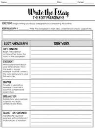 Topic Sentence And Body Paragraph Essay Writing Essay Outline Body Paragraphs Academic Writing