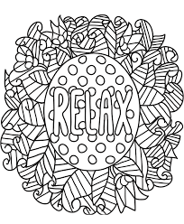 Take a deep breath and relax with these free mandala coloring pages just for the adults. Relax Doodle Coloring Page Free Printable Coloring Pages For Kids