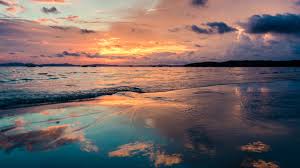 Maybe you would like to learn more about one of these? Wallpaper Sunset Ocean Beach Sky Clouds 4k Nature 16131