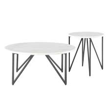 Sleek lines and muted gray tone make up this designer piece. Slate Coffee End Tables Target
