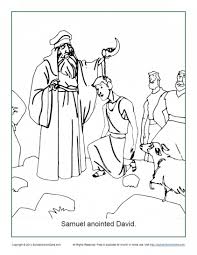 This line art illustration shows the story of young samuel while he lay in his bed listening for the voice of god. Free Bible Coloring Pages For Kids On Sunday School Zone