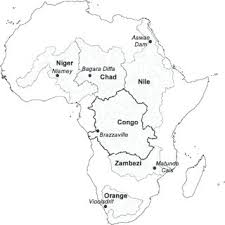Physical map of southern africa. Jungle Maps Map Of Africa Zambezi River
