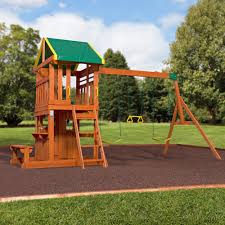 A huge list of additional options are available to expand or customize your playset. 6 Backyard Playsets Your Kids Will Love Browse Wood Swing Sets