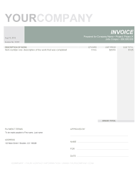 40 invoice templates blank commercial pdf word excel