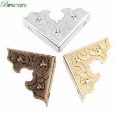Maybe you would like to learn more about one of these? 4 Bronze Wood Box Furniture Feet Leg Decorative Metal Corner Protector Vintag Jh Home Improvement Building Hardware