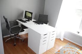Ikea Minimalist Two Person Desk Ikea Hackers Home Office Design Two Person Desk Home Office Decor