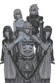 6 drawings on pixiv, japan. Artstation Nier Replicant Nier Gestalt Nathan Martinez