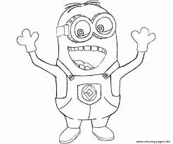 By pressing 'print' button you will print only current page. Minion Is Happy Coloring Pages Printable