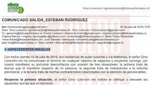 Check spelling or type a new query. Mail De Ex Empleado De Felices Y Forrados Revela Que Gino Lorenzini Elaboro Proyecto De Ley Para Senadora Ximena Rincon El Libero