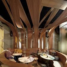 The Ikibana Restaurant Controversial Fluid And Organic Space In Barcelona Restaurant Interior Restaurant Design Design