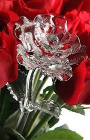 Waterford Crystal Fleurology Flower Rose Crystal Glassware Waterford Crystal Glass Flowers