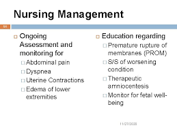 Assess for maternal conditions that would contraindicate steroid nursing. 1 Nursing Management Of Pregnancy At Risk Pregnancy