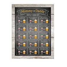 Mom Or Dad Baby Shower Game Oriental Trading Baby Shower Dad Baby Shower Funny Beer Baby Shower