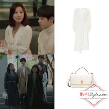 Kim Hee Ae S Fashion As Ji Sun Woo In K Drama The World Of The Married Episode 16 In 2020 Fashion Ruffled Silk Dress Lady Dior