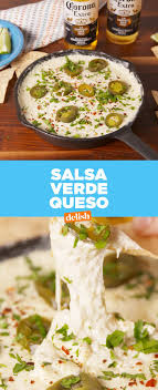 Salsa Verde Queso Recipe Recipes Mexican Food Recipes Food