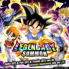 Dragon Ball Z Dokkan Battle On Twitter Legendary Summon Is On Ssr Goku Gt Pan Gt Trunks Gt Who Can Be Dokkan Awakened Into An Lr Will Show Up As