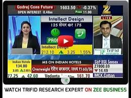Mr Ashish Andani Of Trifid Research Live On Zee Business News Stock Market Training Stock Market Research Companies