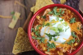 Chicken breast, crock pot, healthy. Crock Pot Chicken Tortilla Soup Tortilla Soup Tortilla Soup Recipe Crockpot Chicken Tortilla Soup
