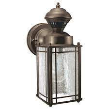Sensor has a 1 /2. Heath Zenith Motion Activated Dualbrite Mission Cove Coach Light