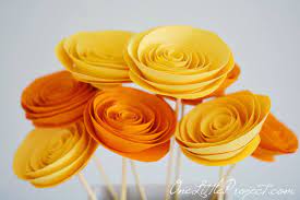 Amazon's choice for paper flowers for card making. How To Make Rolled Paper Flowers