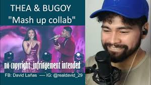 THEA ASTLEY & BUGOY DRILON mash up collab performance "Flowers/When I Was  Your Man" SINGER REACTION