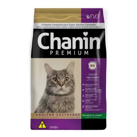 RACAO GATO - CHANIN CASTRADO - 25KG