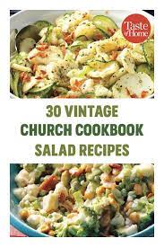 30 Vintage Church Cookbook Salad Recipes Recipes Potluck Recipes Salad Recipes