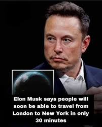 Elon Musk's High-Speed Rocket Transportation System