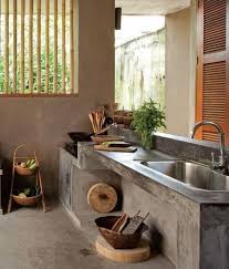 Gambar desain meja dapur stainless minimalis. Lingkar Warna 50 Gambar Inspiratif Meja Dapur Cor Dengan Beton Ekspos Lebih Murah Dan Artistik