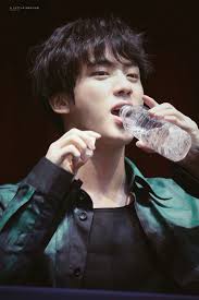 He S Nust Drinking Water And He S Still So Hot Worldwide Handsome Bts Jin Seokjin
