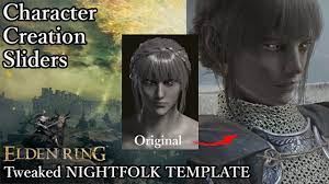 ELDEN RING Character Creation - Tweaked NIGHTFOLK TEMPLATE (Female) -  YouTube