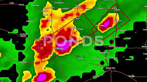 A severe thunderstorm warning (same code: Severe Thunderstorm With Tornado Warning Stock Video Pond5