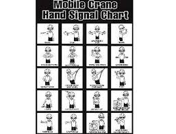 Mobile Crane Hand Signal Chart
