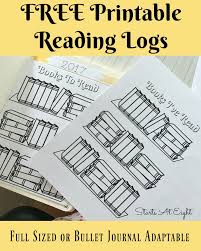 Free Printable Reading Logs Full Sized Or Adjustable For Your Bullet Journal Reading Log Printable Reading Journal Book Log