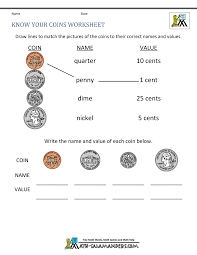 Subtraction worksheets for grade 1 4. Free Math Money Worksheets 1st Grade