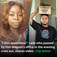 A lady who recently passed by Fish Magnet's office in the evening has cried  out and shared a video she took. She said she was speechless. Her video of  Fish Magnet's office