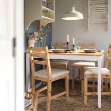 Lerhamn Table And 4 Chairs Light Antique Stain White Stain Vittaryd Beige Ikea In 2020 Ikea Lerhamn Dining Room Small Ikea