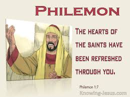 Outline of the book of philemon. What Does Philemon 1 7 Mean