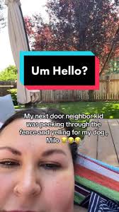 Talking to My Neighbor Kid Through Fence