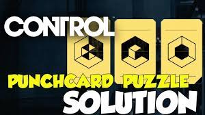 Check spelling or type a new query. Control Punchcard Puzzle Solution Youtube