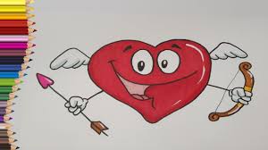 Papéis de parede para celular. Desenez Inima De Valentine S Day Dragobete Desenat Si Colorat Youtube